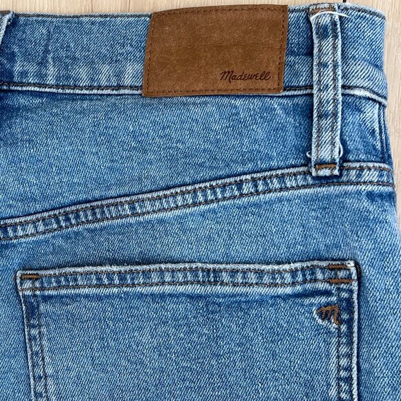 Madewell The Perfect Vintage Straight Crop Jean Montville Wash High Waisted (27) - Picture 5 of 16